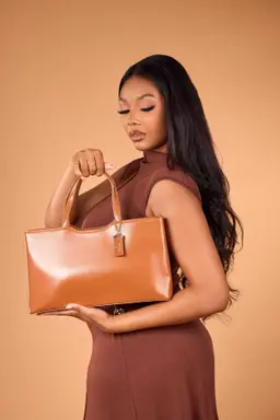 Lady carrying a bag
